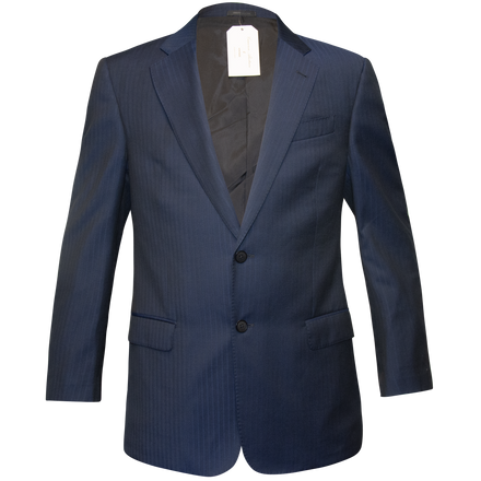 Armani Dark Blue Subtle Stripe Blazer