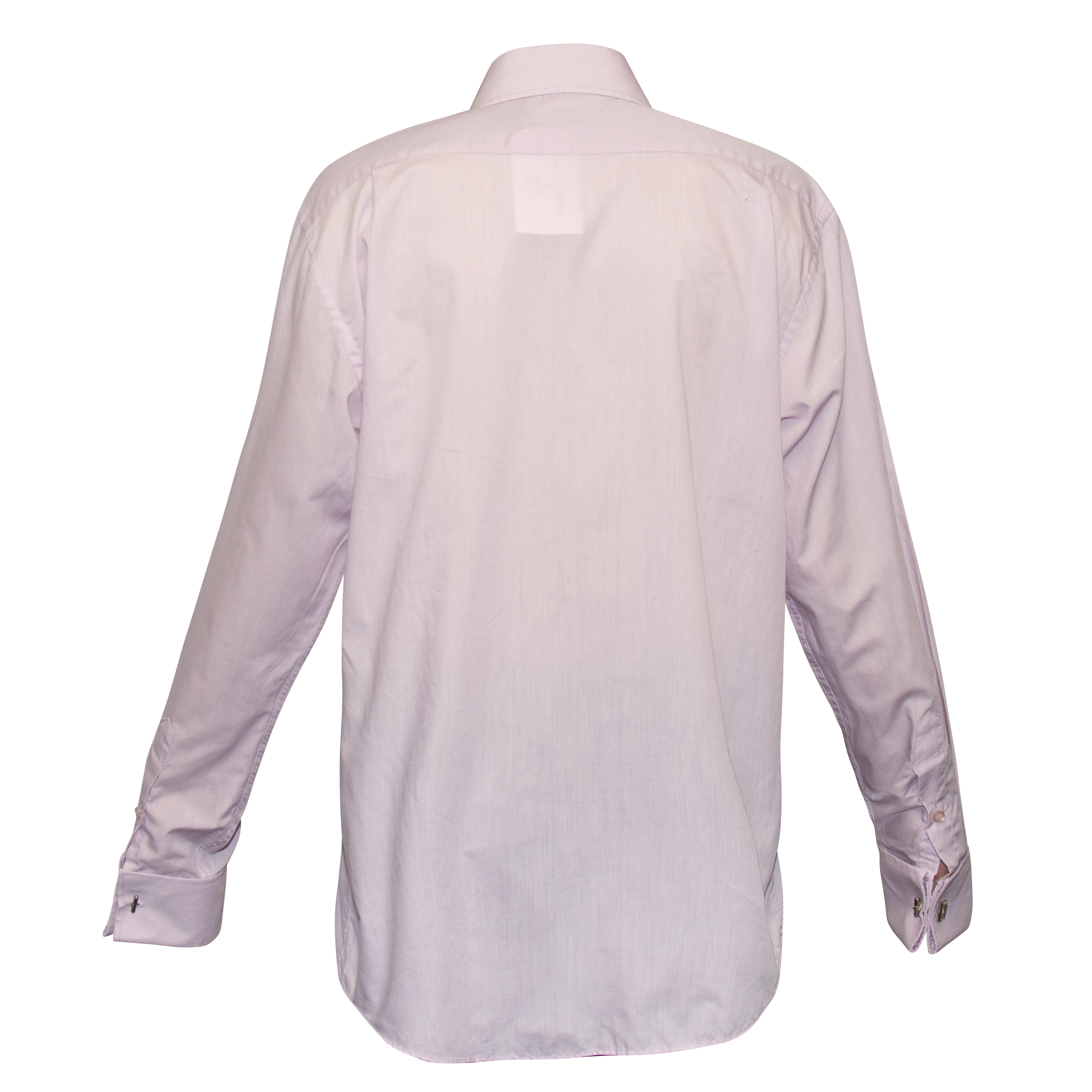Armani Lilac French Cuff Button Up Shirt