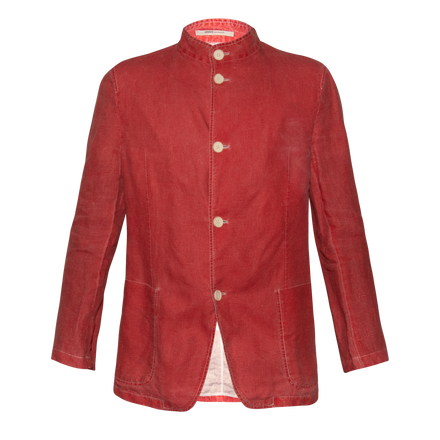 Armani Red Linen Jacket