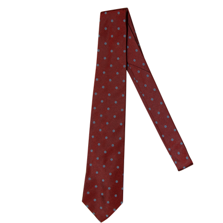 Armani Red Polka Dot Tie