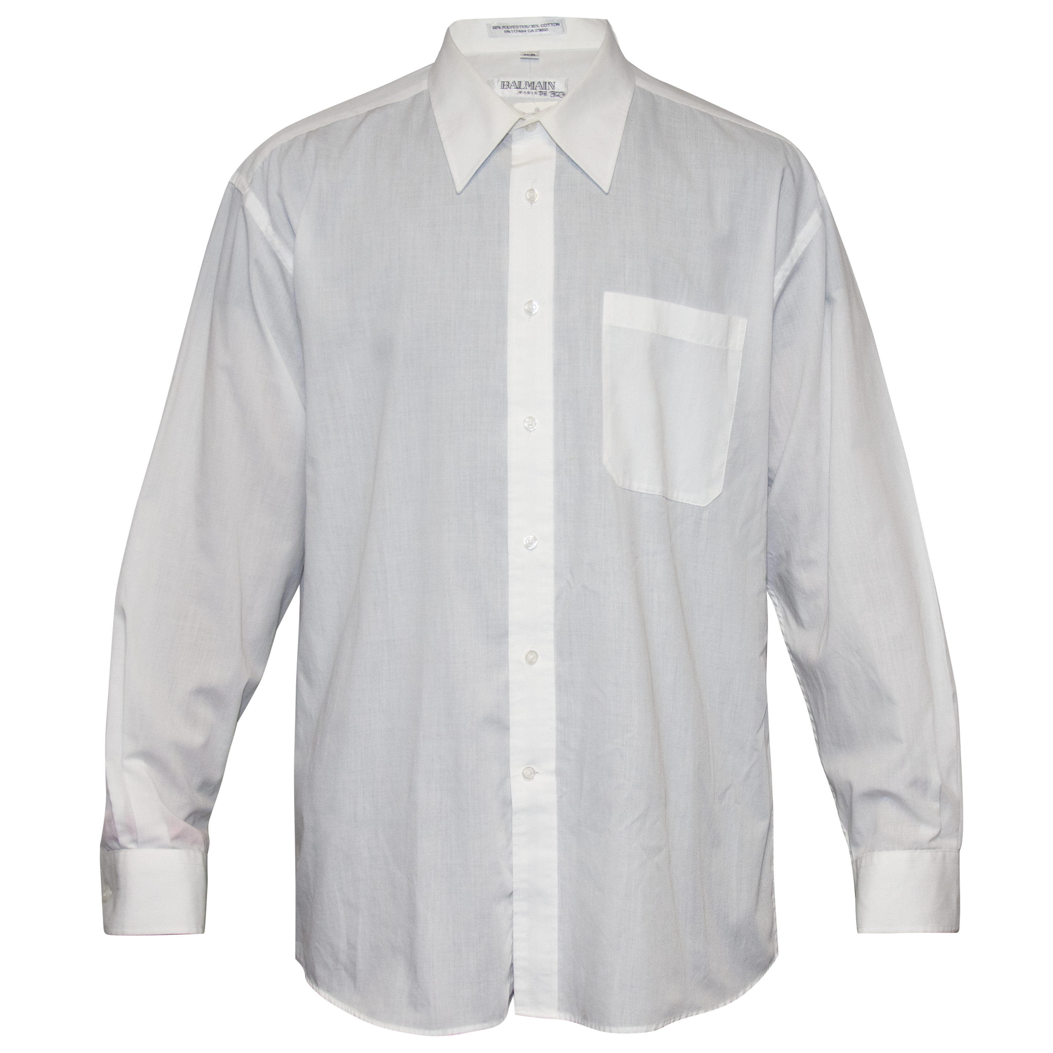 Balmain White Button Up Shirt