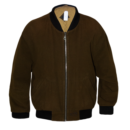 Boss Hugo Boss Brown Cashmere Bomber Jacket