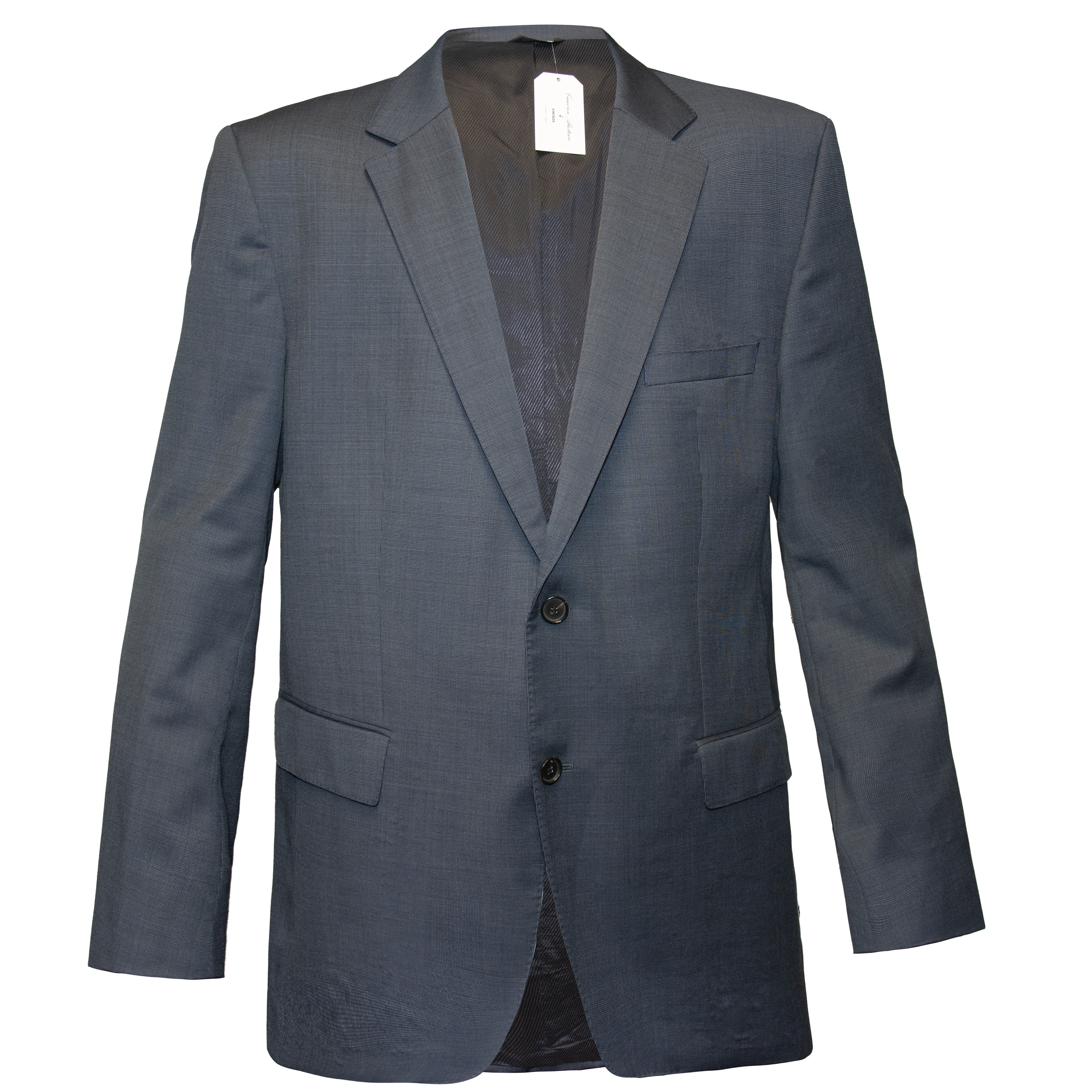 Boss Hugo Boss Grey Blue Textured Blazer