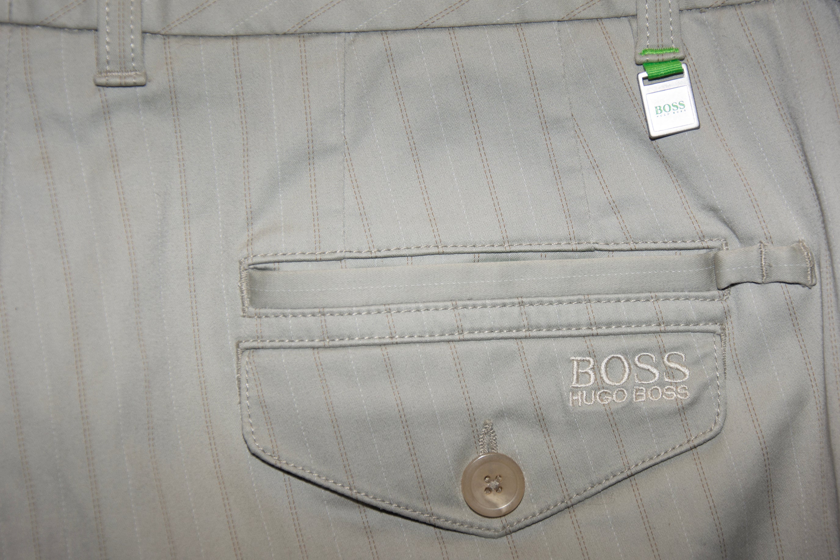 Boss Hugo Boss Light Grey Stripe Pant