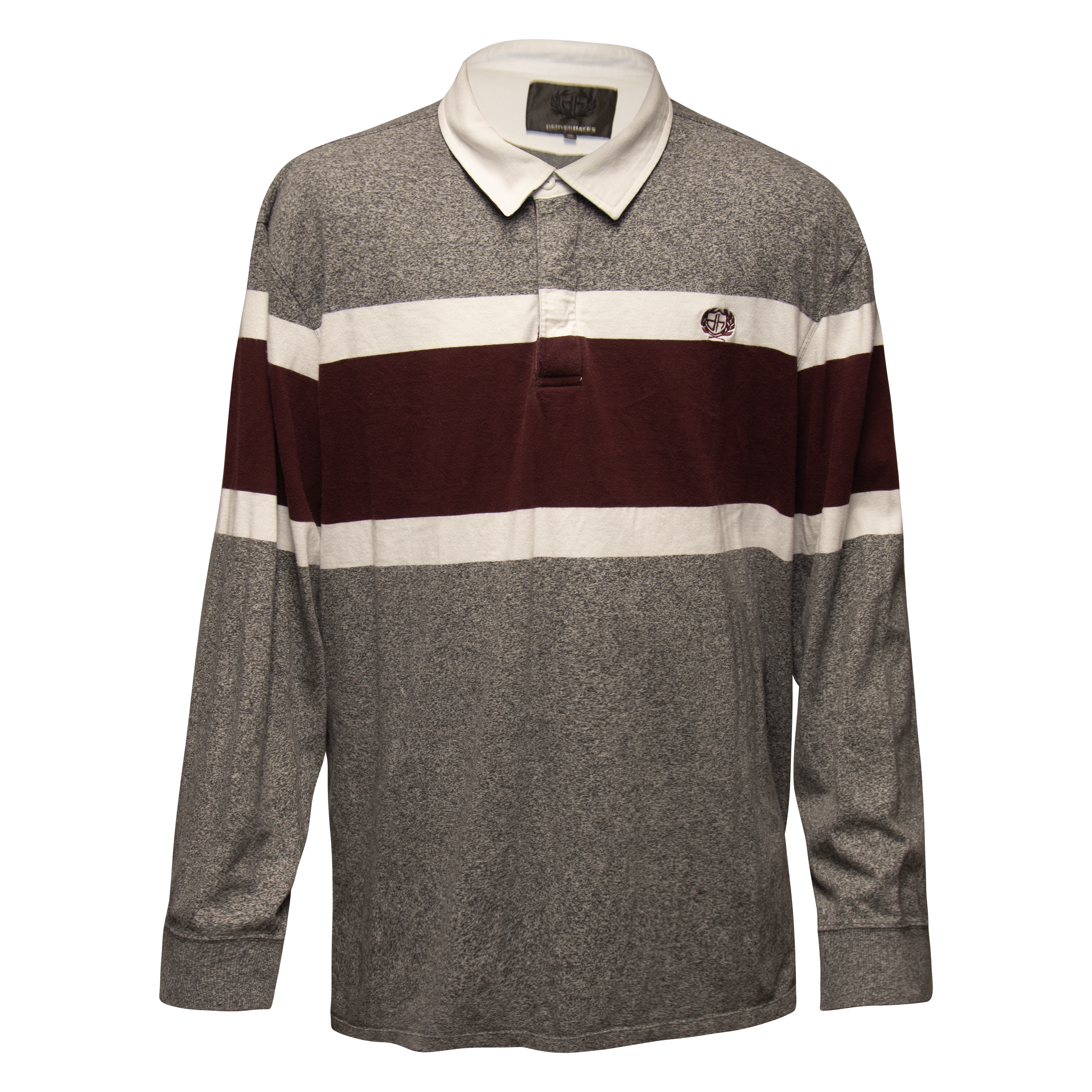 CAV Burgundy and Grey Striped Rugby