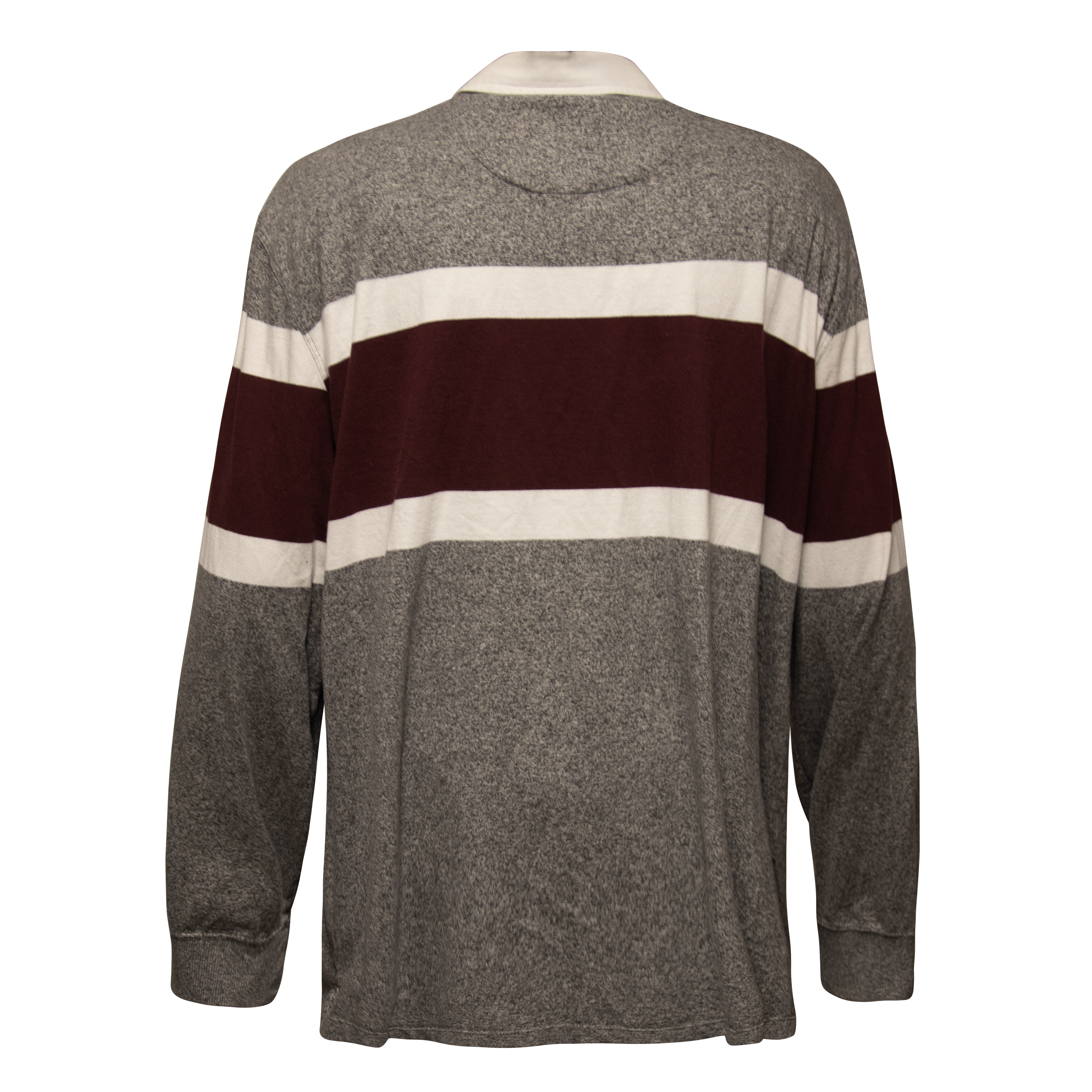 CAV Burgundy and Grey Striped Rugby