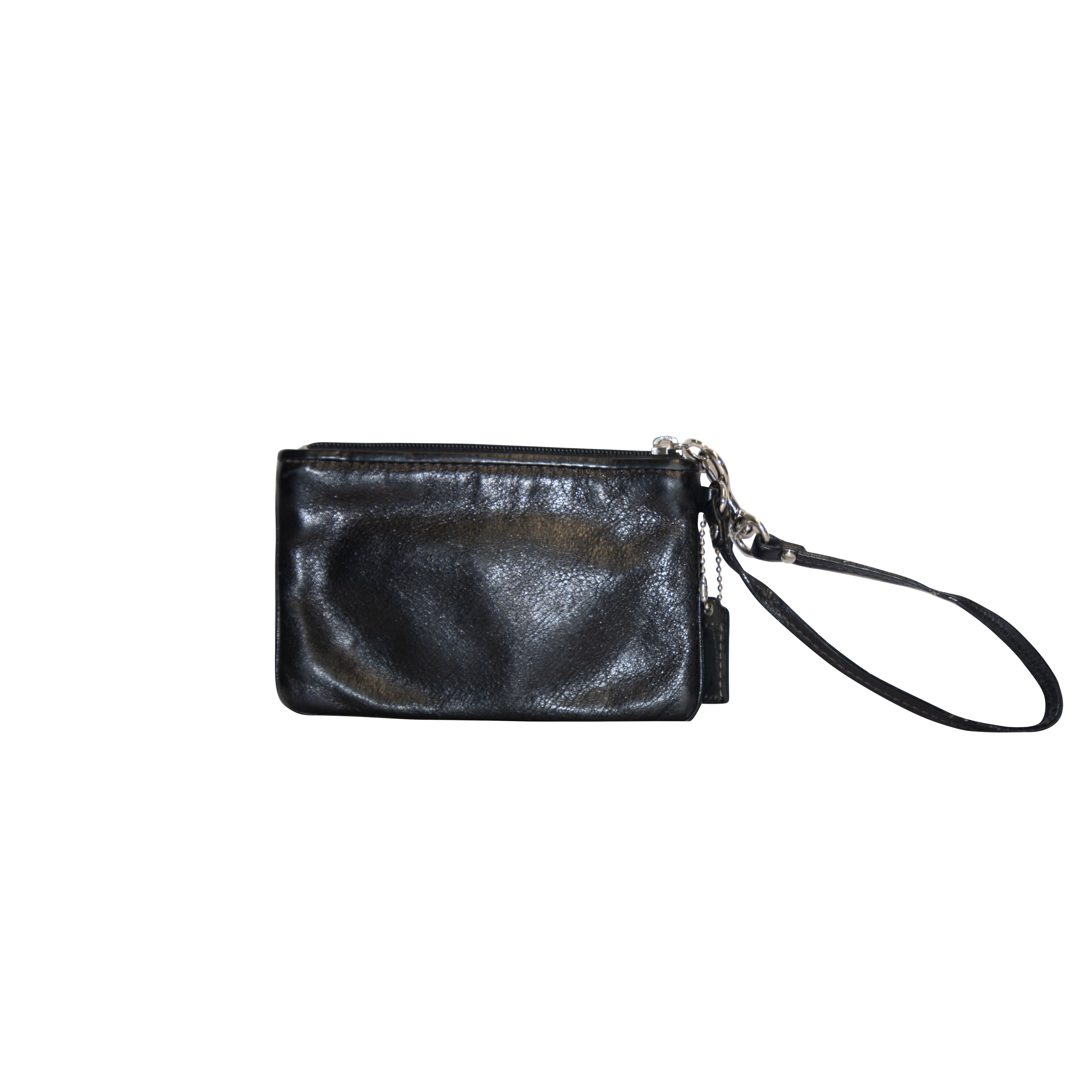 Coach Black Leather Pochette