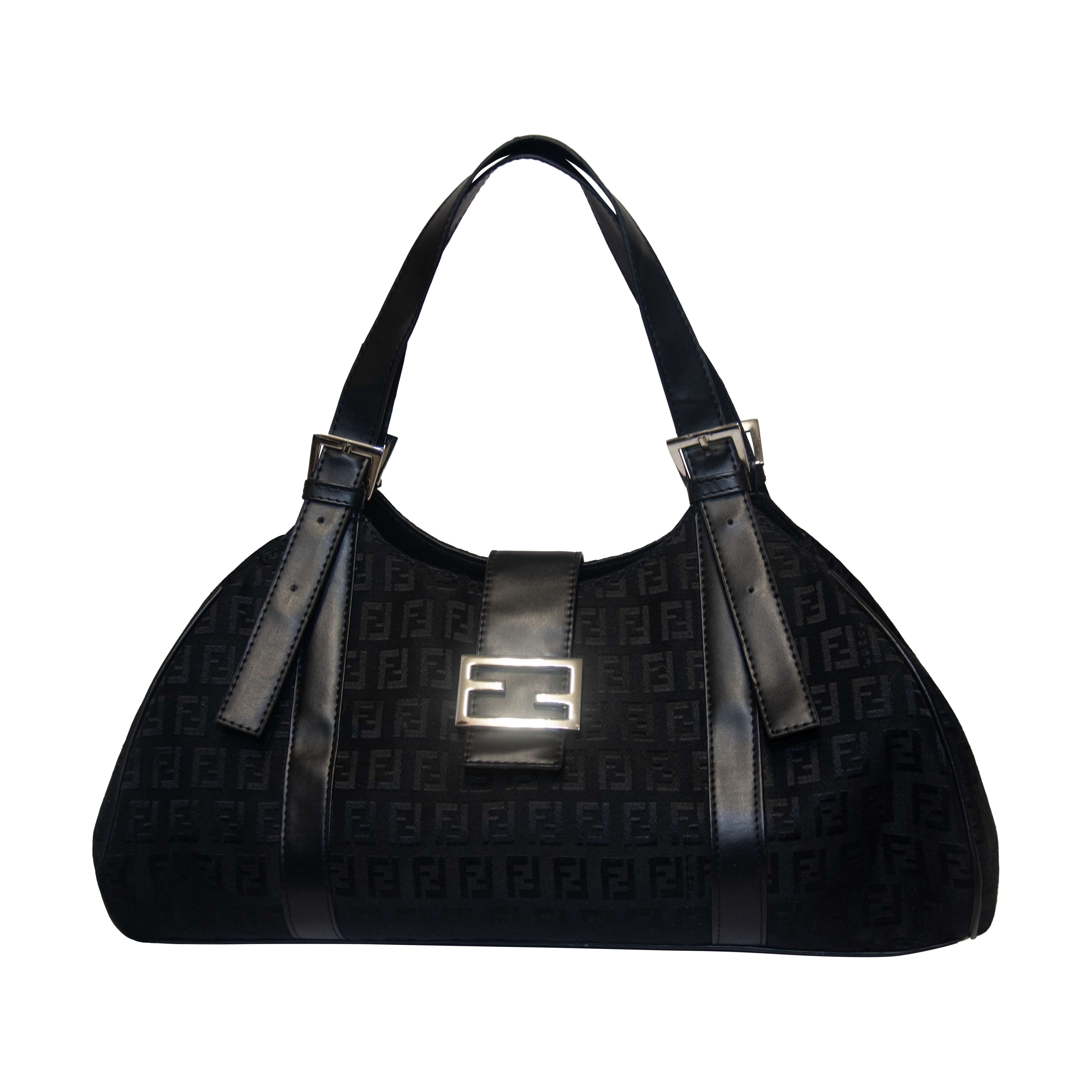 Fendi Black Zucca Shoulder Bag (SOLD OUT)