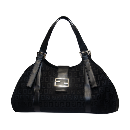 Fendi Black Zucca Shoulder Bag (SOLD OUT)