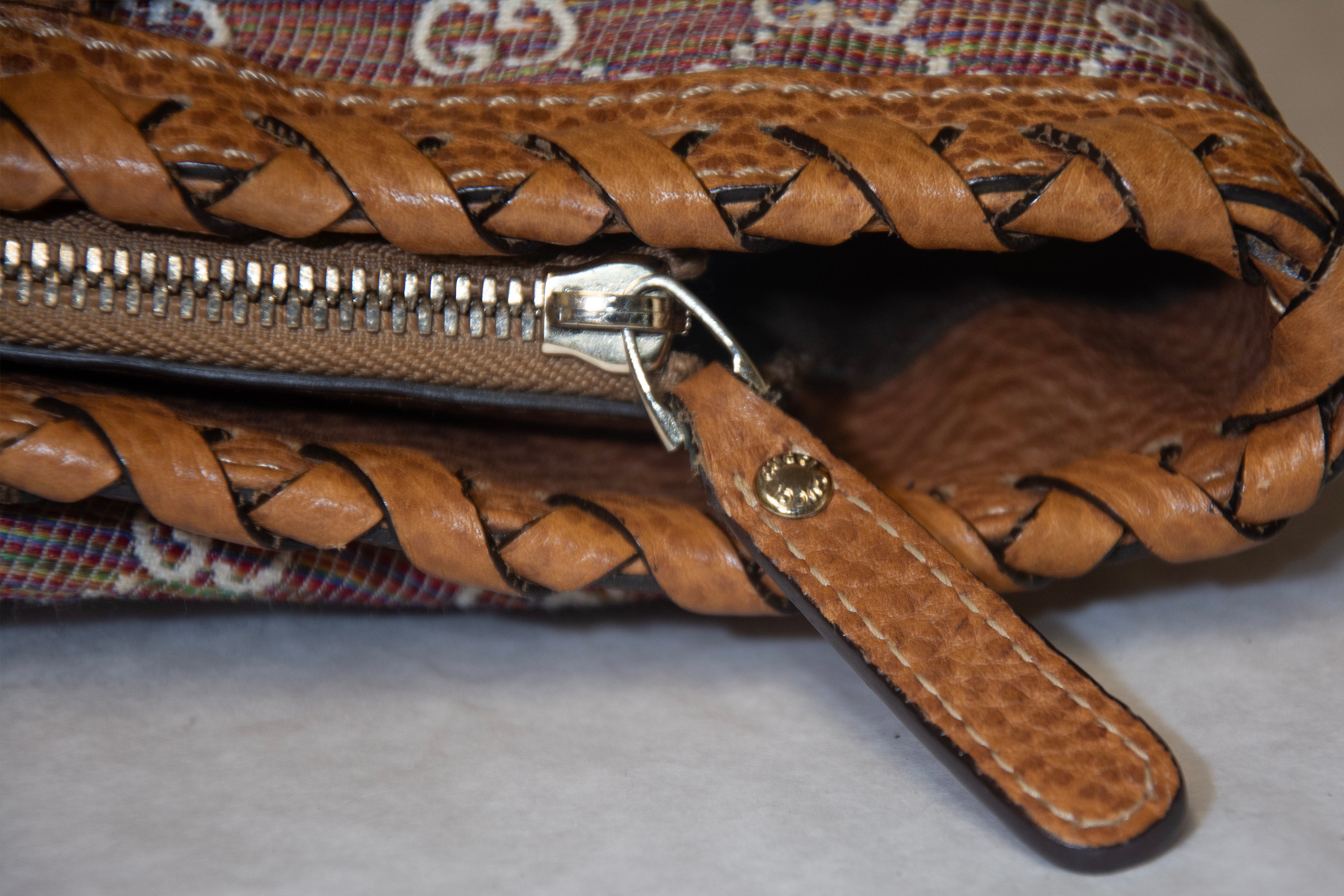 Gucci Miami Bamboo Detail Shoulder Bag