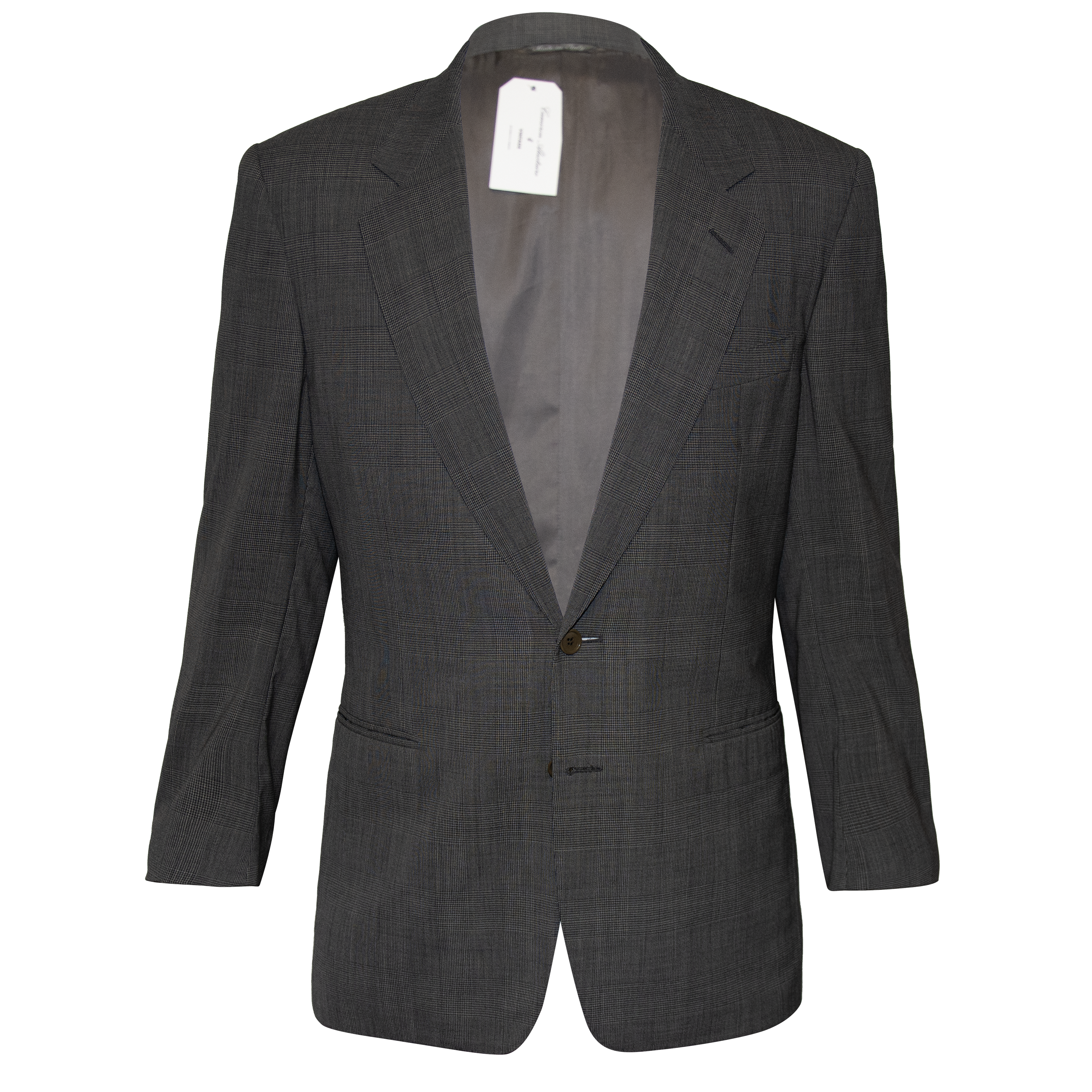 Lanvin Grey Checked Blazer