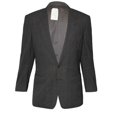 Lanvin Grey Checked Blazer