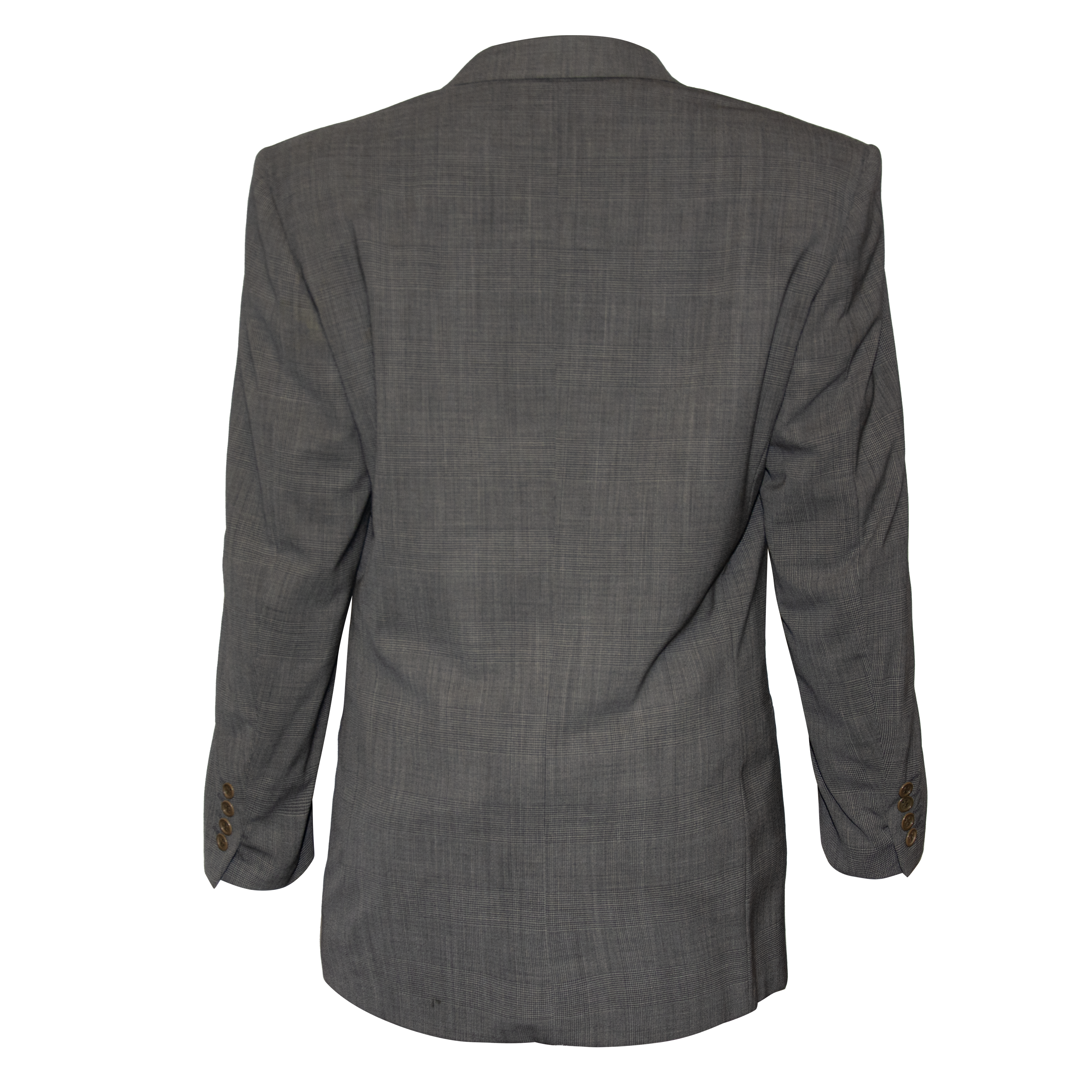 Lanvin Grey Checked Blazer