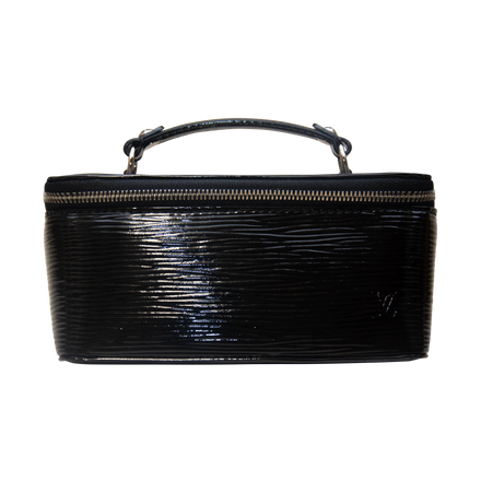 Louis Vuitton Black Patent Epi Leather Travel Jewelry Case