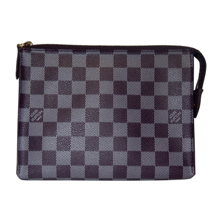 Louis Vuitton Purple Damier Clutch