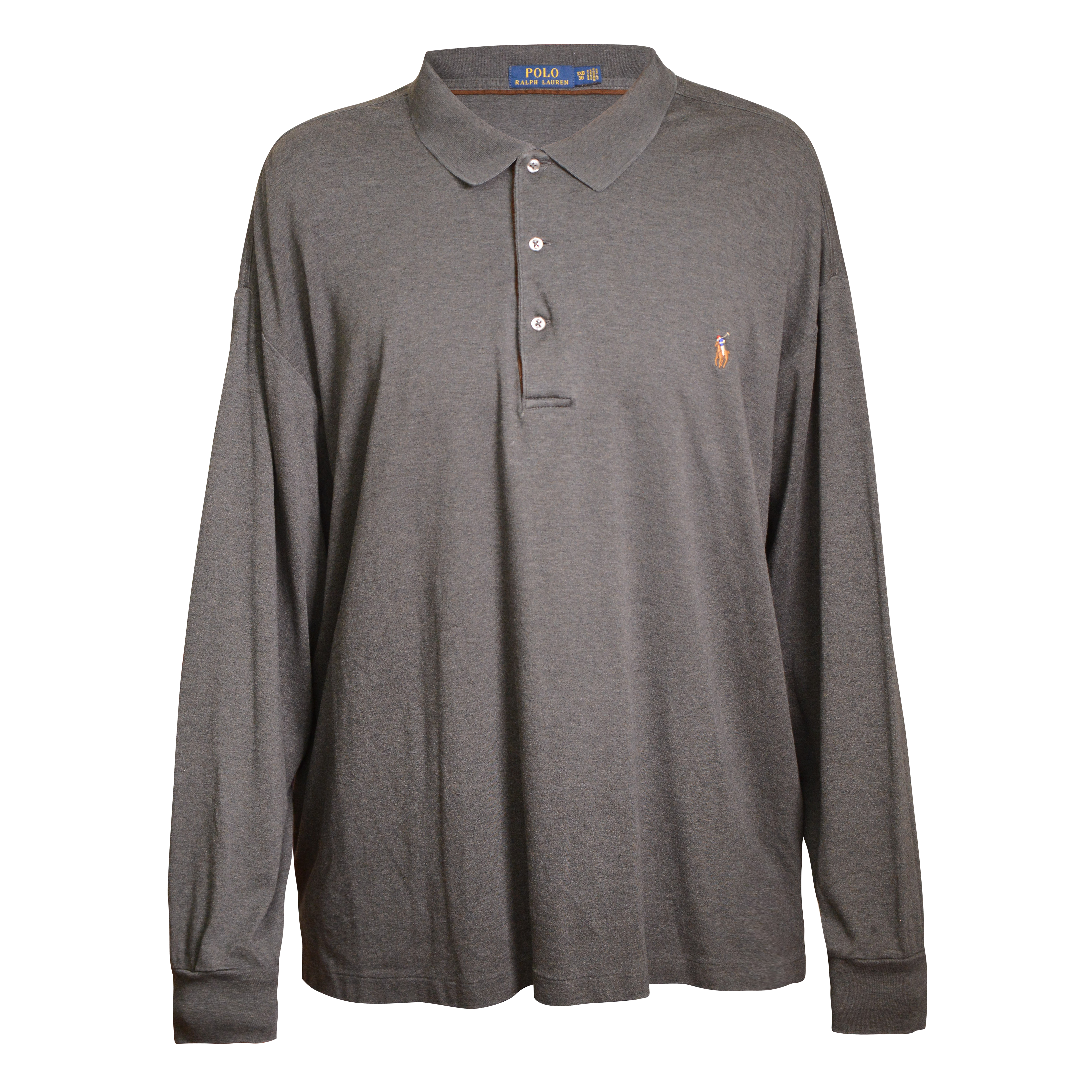 Ralph Lauren Dark Grey Long Sleeve Polo