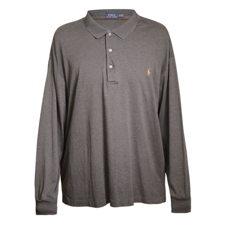 Ralph Lauren Dark Grey Long Sleeve Polo