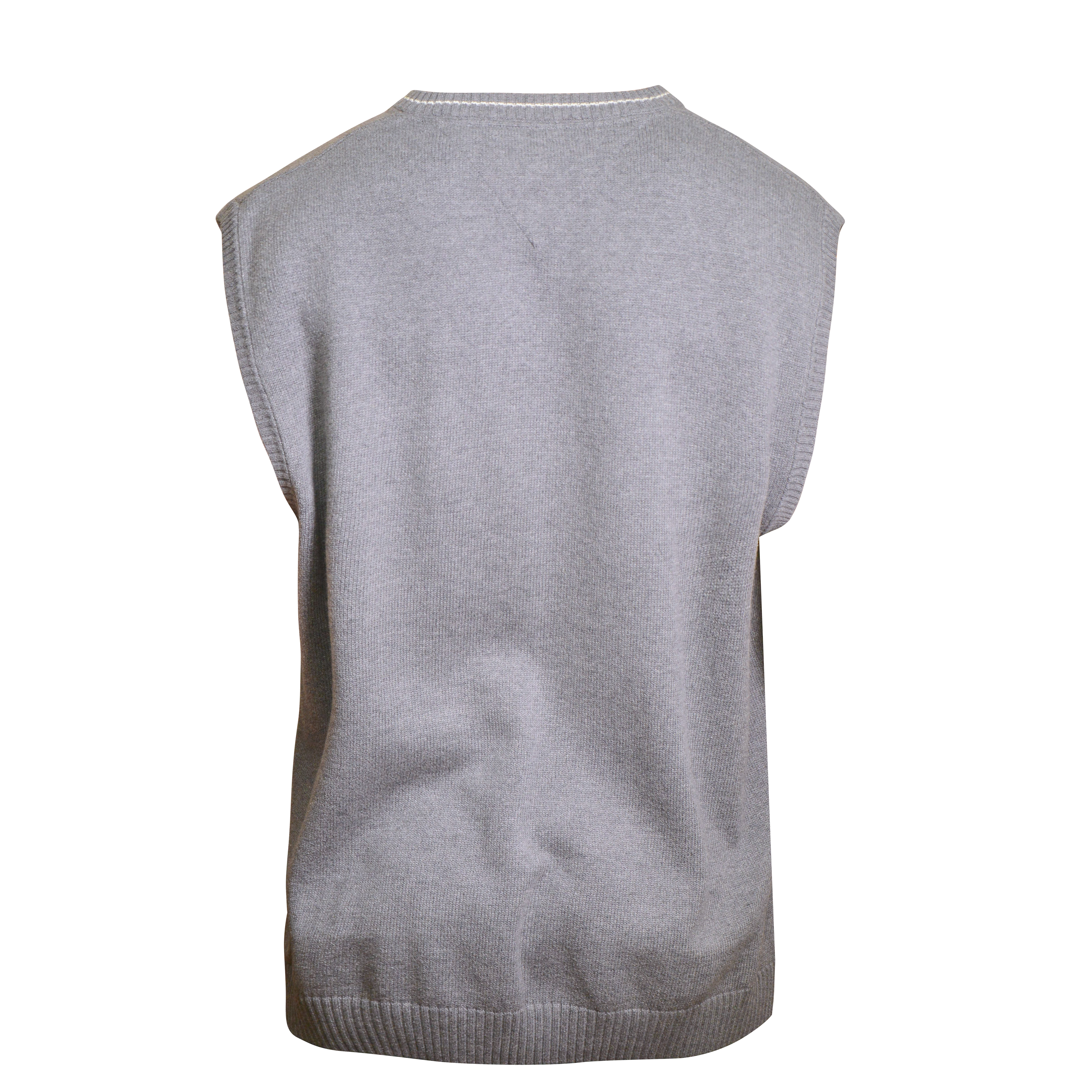 Tommy Hilfiger Grey Knit Sweater Vest