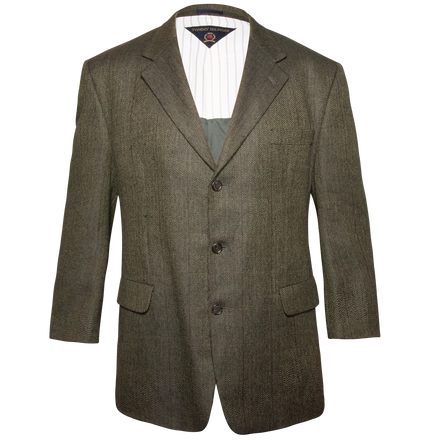 Tommy Hilfiger Green Tweed Sportcoat