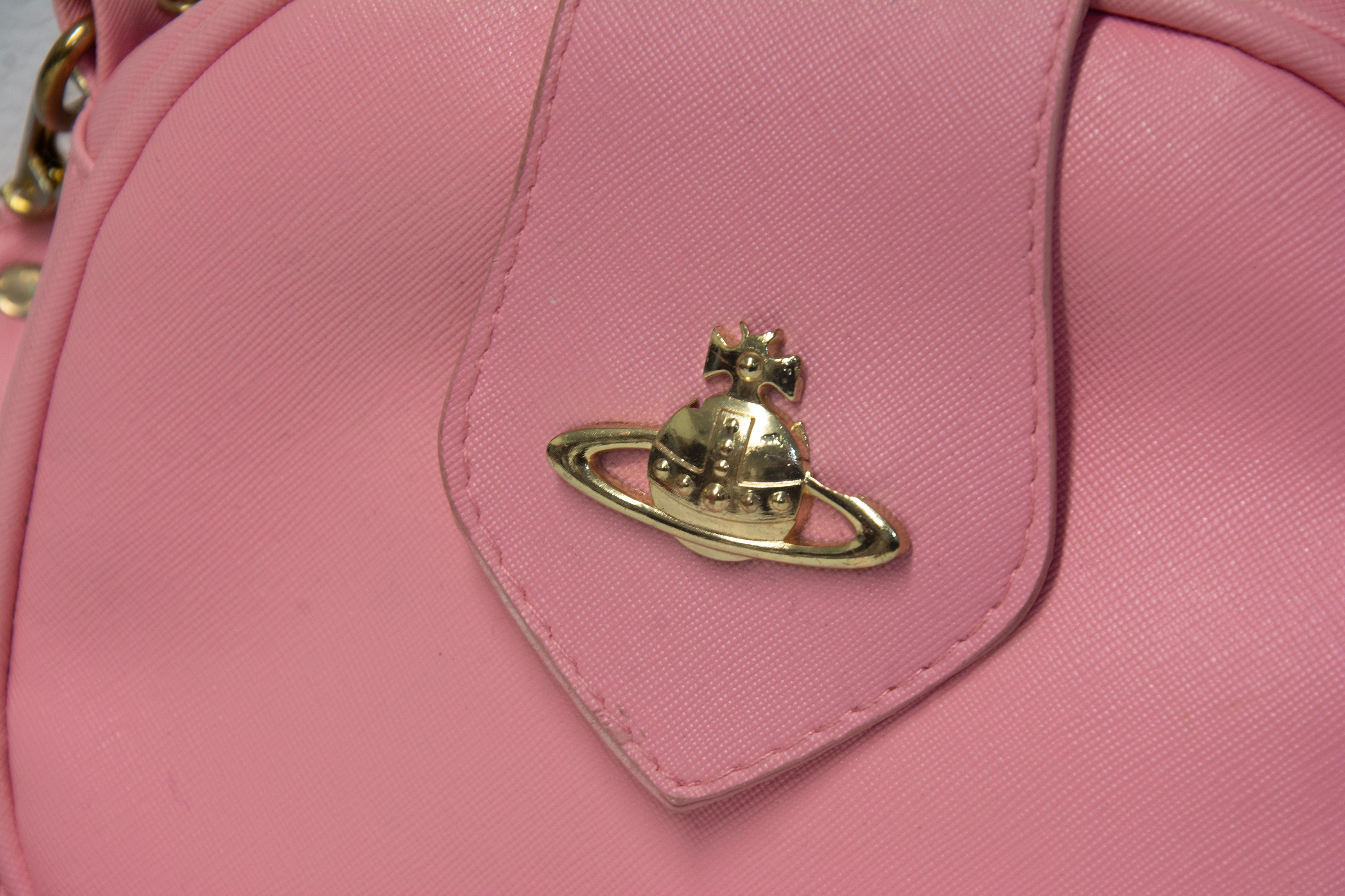 Vivienne Westwood Mini Pink Cross Body Bag